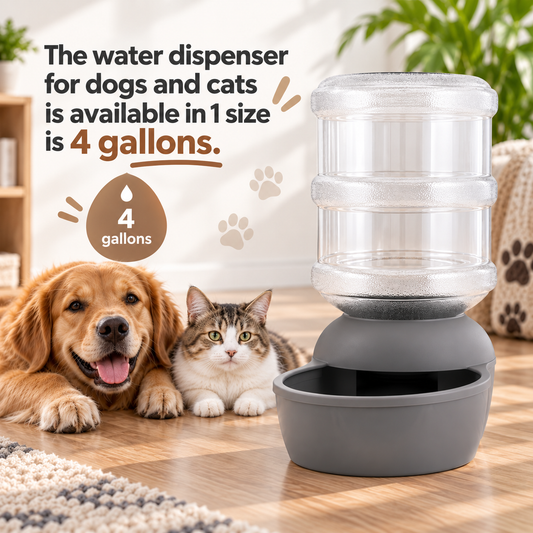 4-Gallon Gravity Pet Water Dispenser