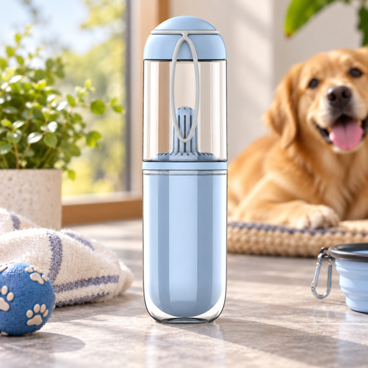 Portable Filtered Pet Water Bottle