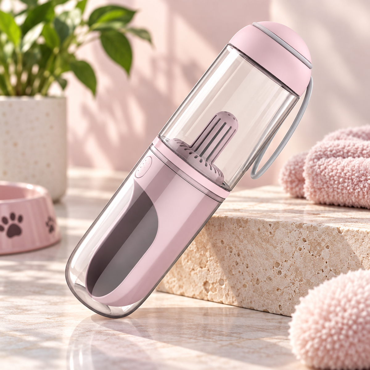 Portable Filtered Pet Water Bottle