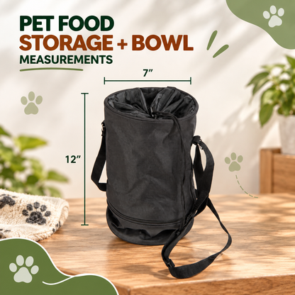 Portable Pet Food Storage Bag