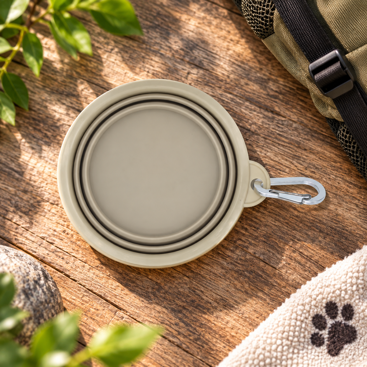2-Pack Collapsible Pet Travel Bowls